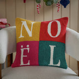 Argos Furn Noelle Loop Tufted Cushion Red 45x45cm- Buy online at McGrocer