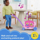 Fisher-Price Little People Disney Princess pull-along musical carriage toy (British brand)