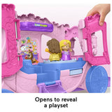 Fisher-Price Little People Disney Princess pull-along musical carriage toy (British brand)
