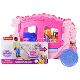 Fisher-Price Little People Disney Princess pull-along musical carriage toy (British brand)
