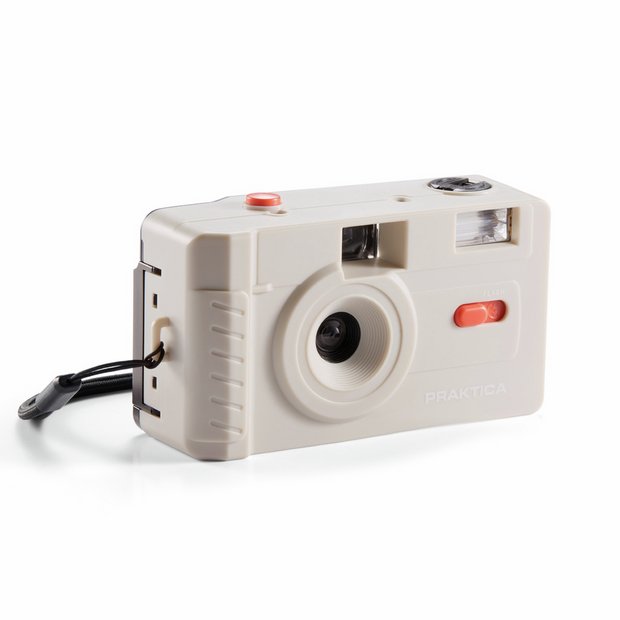 Praktica 35mm reusable film camera cream, imported from the UK