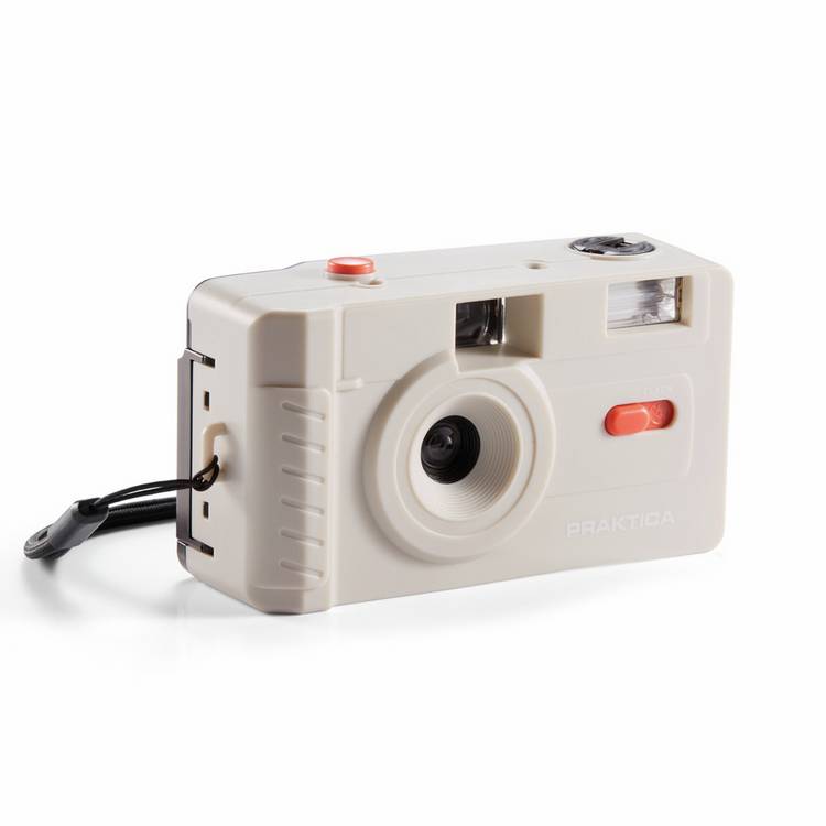 Praktica 35mm reusable film camera cream, imported from the UK
