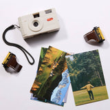 Praktica 35mm reusable film camera cream, imported from the UK