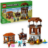LEGO Minecraft Pillager Outpost and Ravager set 21278, imported from the UK