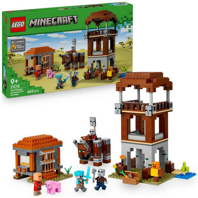 Argos LEGO Minecraft The Pillager Outpost and Ravager Building Toy- Buy online at McGrocer