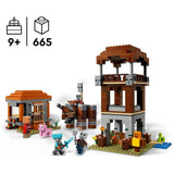LEGO Minecraft Pillager Outpost and Ravager set 21278, imported from the UK