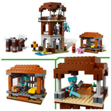 LEGO Minecraft Pillager Outpost and Ravager set 21278, imported from the UK