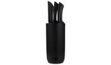 Argos Viners 6 Piece Ribbed Knife Block Set - Black- Buy online at McGrocer