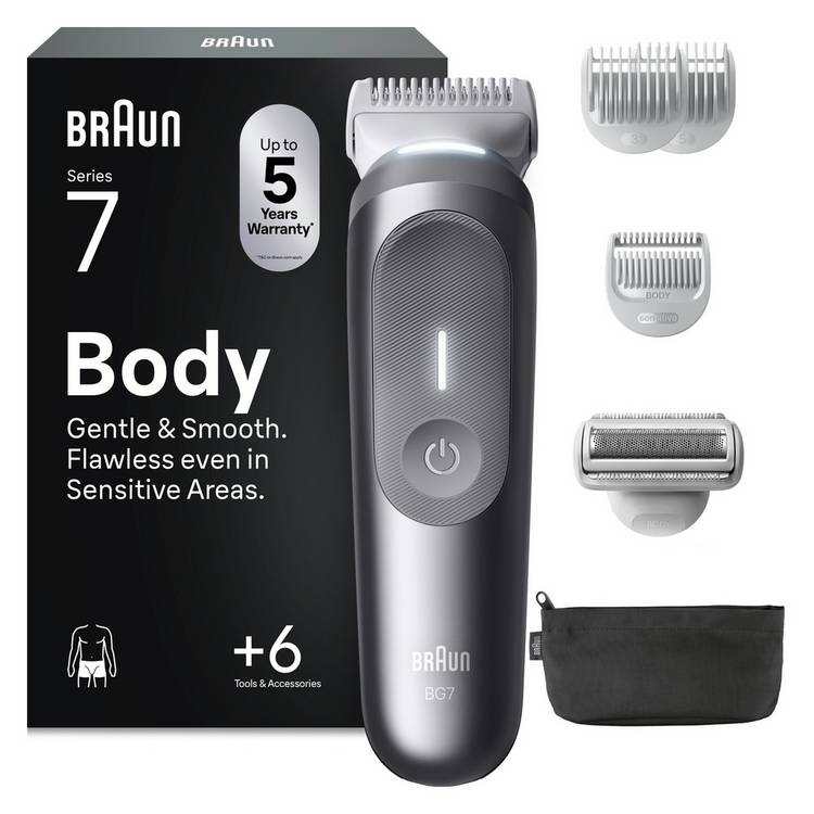 Braun BG7550 body grooming kit, imported from the UK