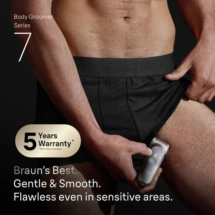 Braun BG7550 body grooming kit, imported from the UK