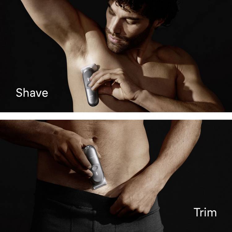 Braun BG7550 body grooming kit, imported from the UK