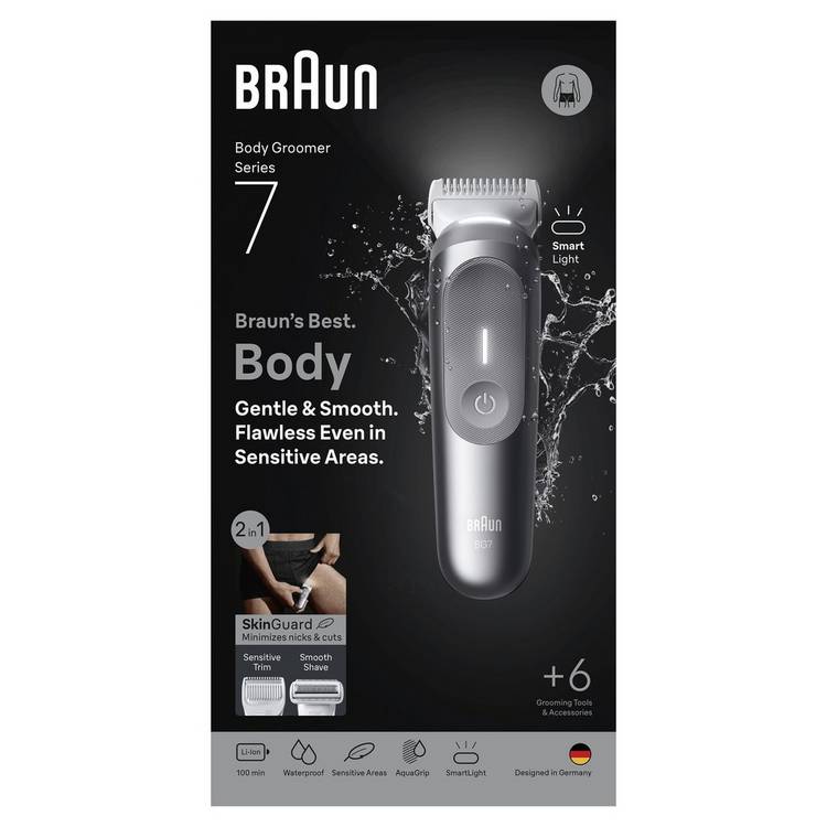 Braun BG7550 body grooming kit, imported from the UK
