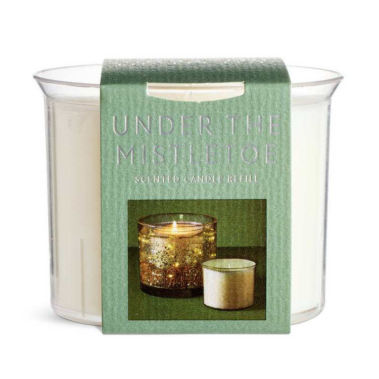 Argos Home gel candle refill set Under the Mistletoe 2-pack - British product