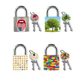 Argos Master Lock 3430EURDAST Key Patterned Solid Body Padlock- Buy online at McGrocer