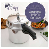 Prestige 6L high dome aluminium pressure cooker - British brand
