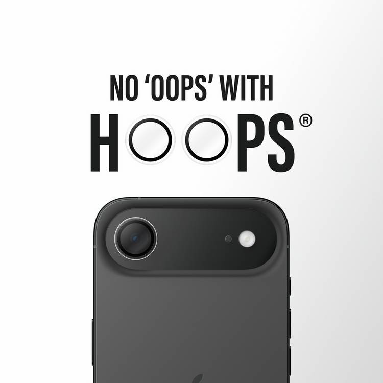 PanzerGlass Hoops camera lens protector for iPhone Air, imported from the UK