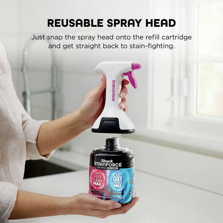 Shark StainForce dual-formula cleaning solution 500ml, imported from the UK
