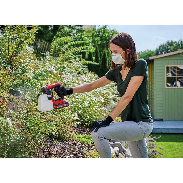 Einhell cordless pressure sprayer 18V 1 litre tank (British brand)