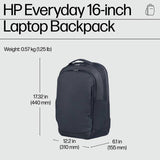 HP laptop backpack 16 inch Odyssey Grey, UK version