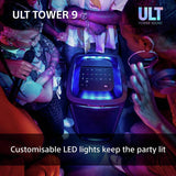 Sony Ult Tower 9 party speaker black, imported from the UK