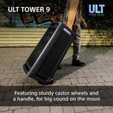 Sony Ult Tower 9 party speaker black, imported from the UK