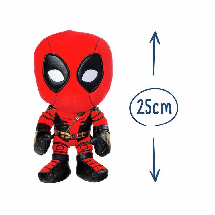 Disney Marvel Deadpool 25cm plush, imported from the UK