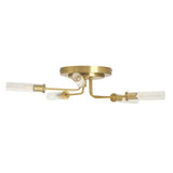 Habitat hammered glass semi flush ceiling light brass, UK version