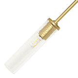 Habitat hammered glass semi flush ceiling light brass, UK version