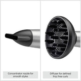 BaByliss Cosmos lightweight hair dryer silver - British product