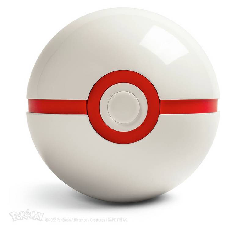 The Wand Company Pokémon die-cast Premier Ball replica illuminated (British brand)