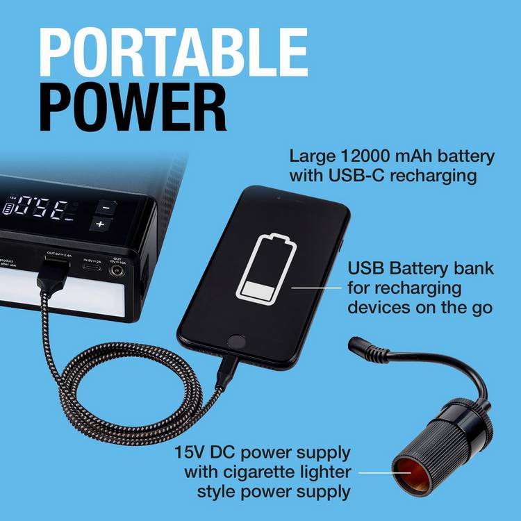 Ring 5-in-1 jump starter and tyre inflator (British brand)