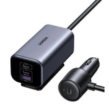 UGREEN 150W GaN fast car charger with 4 ports, imported from the UK