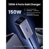 UGREEN 150W GaN fast car charger with 4 ports, imported from the UK
