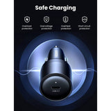 UGREEN 150W GaN fast car charger with 4 ports, imported from the UK