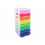 Really Useful 8 drawer storage tower rainbow plastic (British brand)