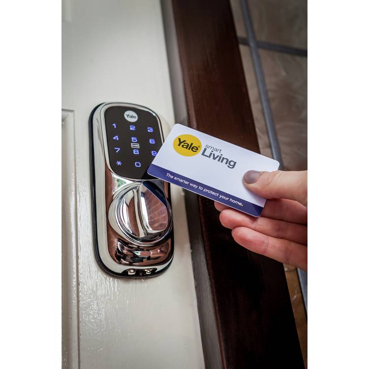 Yale smart digital door lock polished chrome effect - British brand