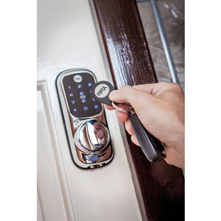 Yale smart digital door lock polished chrome effect - British brand
