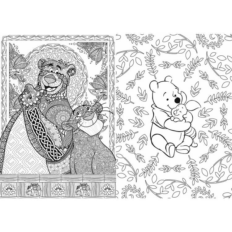 Igloo Books Disney Animals Colouring Book with 12 pencils (British brand)