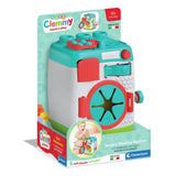 Clemmy soft washing machine activity toy with blocks - British product