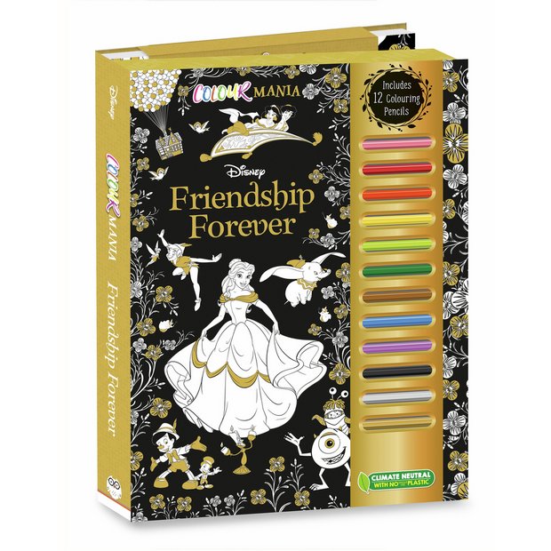 Igloo Books Disney Friendship Forever colouring book 160 pages (British brand)