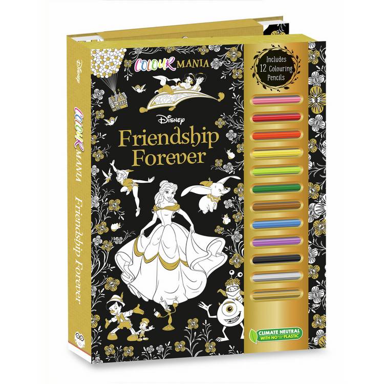 Igloo Books Disney Friendship Forever colouring book 160 pages (British brand)
