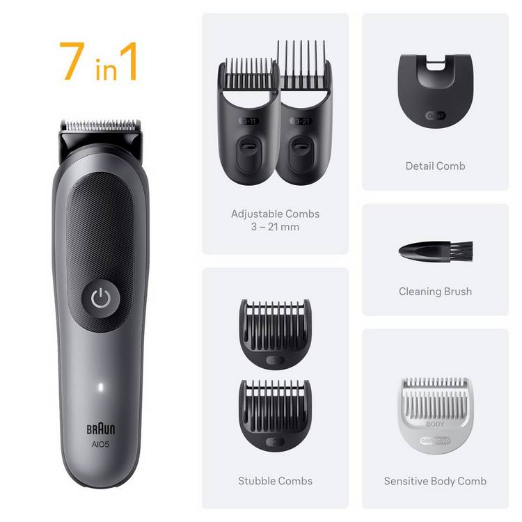 Braun multi-grooming kit 7in1 - British product