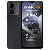 HMD Aura2 mobile phone 128GB Midnight Black - British product