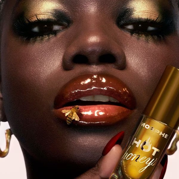 Morphe Plumping Lip Oil Queen Bee, imported from the UK