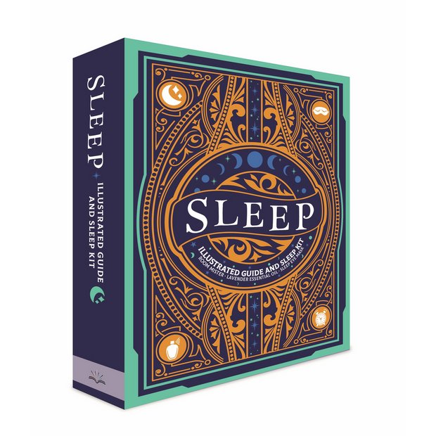 Igloo Books sleep book gift set with eye mask and lavender oil - British product