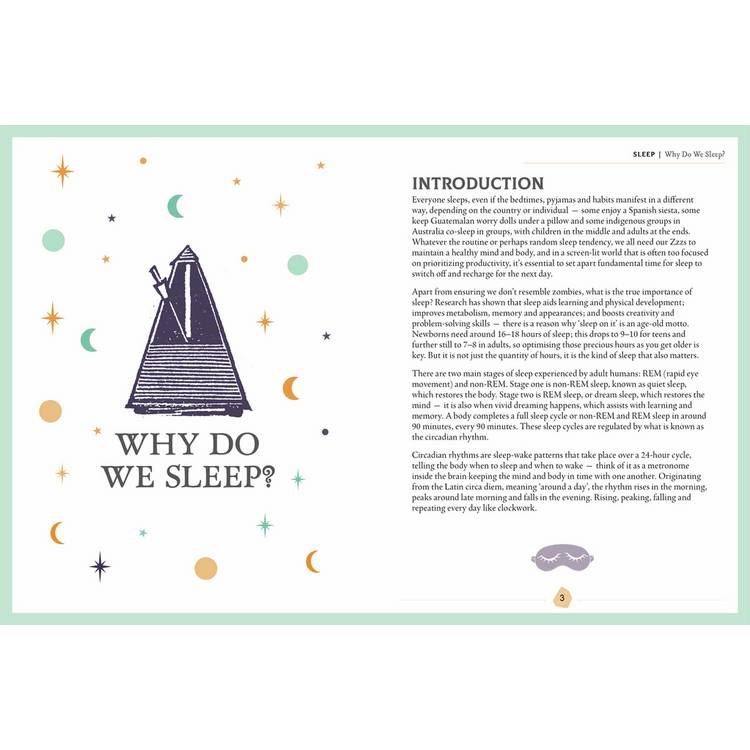 Igloo Books sleep book gift set with eye mask and lavender oil - British product