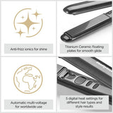 BaByliss Titanium Shine professional hair straightener (British brand)