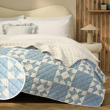 Argos Habitat Quilted Motif Bedspread - White - 200x220cm- Buy online at McGrocer