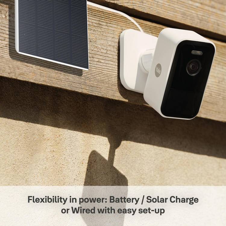 Yale Solar Panel Charger for outdoor camera, imported from the UK