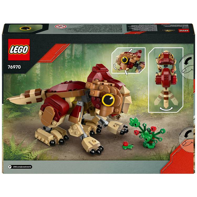 LEGO Jurassic World Aquilops baby dinosaur building set 339 pieces (British brand)